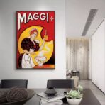 affiche publicitaire maggi