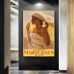 affiche publicitaire marocaine