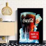 affiche publicitaire vintage coca cola