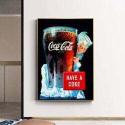 affiche publicitaire vintage coca cola