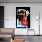 affiche publicitaire vintage coca cola