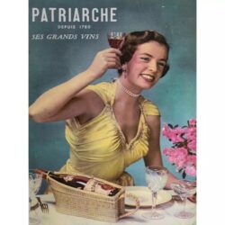 affiche publicitaire vintage femme