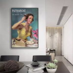 affiche publicitaire vintage femme