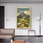 affiche puy de dome vintage
