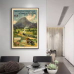 affiche puy de dome vintage