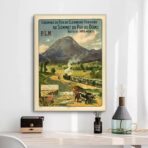 affiche puy de dome vintage