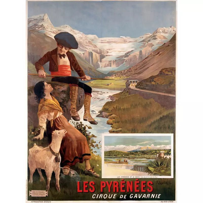 affiche-pyrenees-vintage_2 affiche Pyrénées vintage