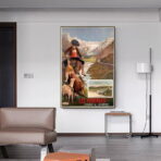 affiche Pyrénées vintage