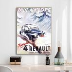 affiche renault 4 cv