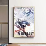 affiche renault 4 cv