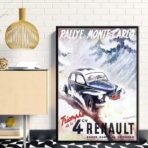 affiche renault 4 cv