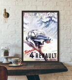 affiche renault 4 cv