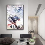 affiche renault 4 cv