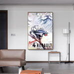 affiche renault 4 cv