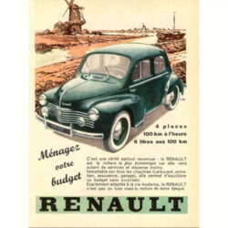 affiche renault ancienne