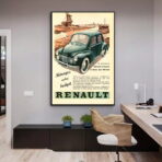 Affiche Vintage <br> Renault Ancienne – Image 4
