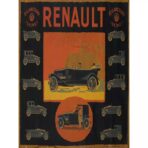 Affiche Vintage <br> Renault