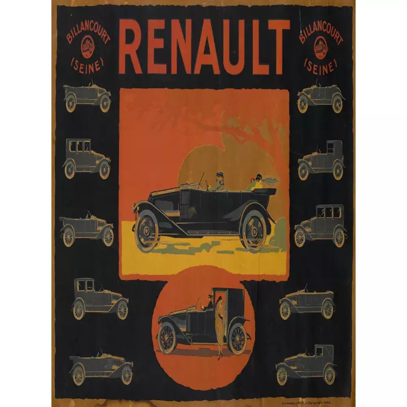 affiche-renault_2 Affiche Vintage <br> Renault – Image 1