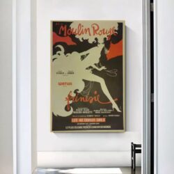 affiche retro moulin rouge
