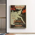 affiche retro moulin rouge
