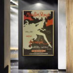 affiche retro moulin rouge
