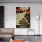 affiche retro moulin rouge