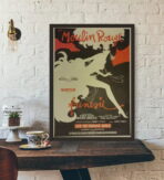 affiche retro moulin rouge