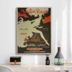 affiche retro moulin rouge