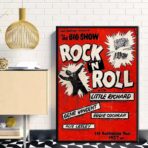 affiche rock n roll vintage