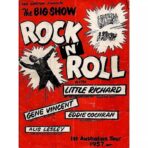 affiche rock n roll vintage
