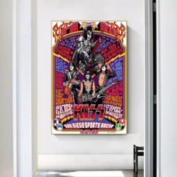 affiche rock vintage