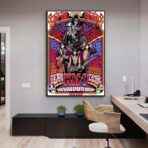 affiche rock vintage