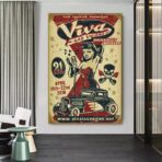 affiche rockabilly vintage