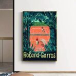affiche roland garros vintage