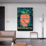 affiche roland garros vintage