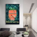 affiche roland garros vintage