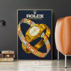 affiche rolex vintage
