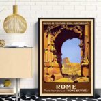 affiche rome vintage