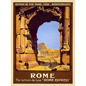 affiche rome vintage