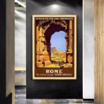 affiche rome vintage