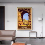 affiche rome vintage