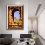 affiche rome vintage