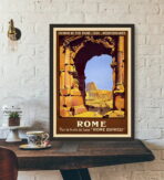 affiche rome vintage
