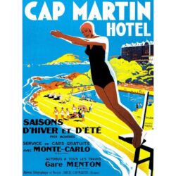 affiche roquebrune cap martin