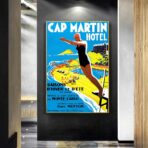 affiche roquebrune cap martin