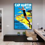 affiche roquebrune cap martin