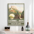affiche saint gervais les bains