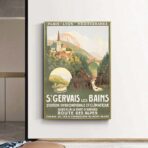 affiche saint gervais les bains