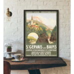 affiche saint gervais les bains