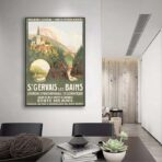 affiche saint gervais les bains